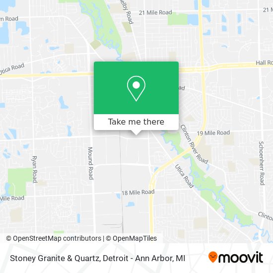 Stoney Granite & Quartz map
