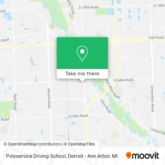 Polyservice Driving School map