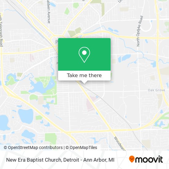 New Era Baptist Church map