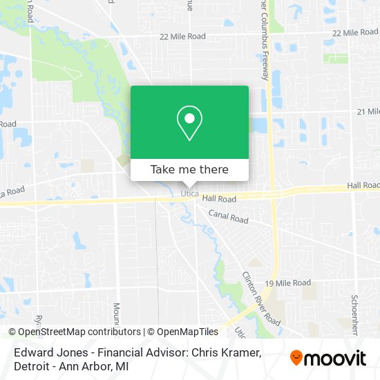 Mapa de Edward Jones - Financial Advisor: Chris Kramer