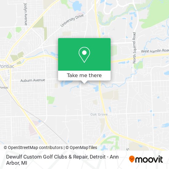Dewulf Custom Golf Clubs & Repair map