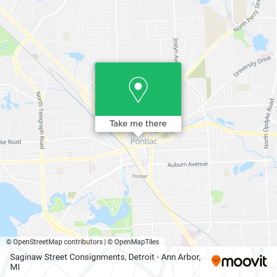 Mapa de Saginaw Street Consignments