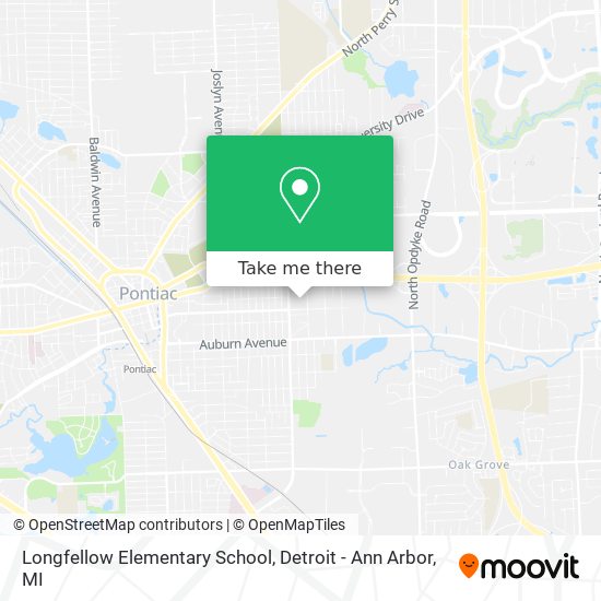 Mapa de Longfellow Elementary School
