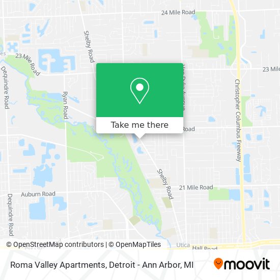 Mapa de Roma Valley Apartments