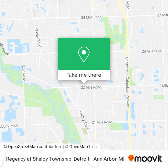Mapa de Regency at Shelby Township