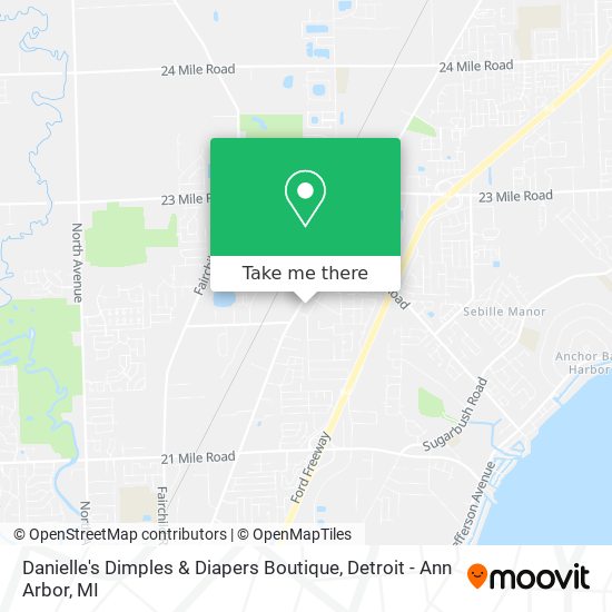 Mapa de Danielle's Dimples & Diapers Boutique