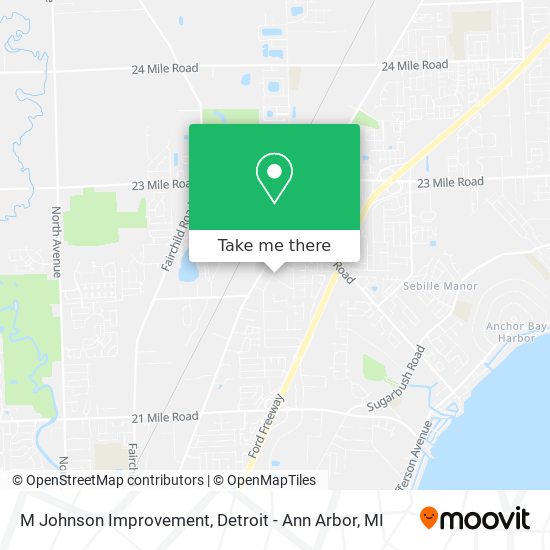 M Johnson Improvement map