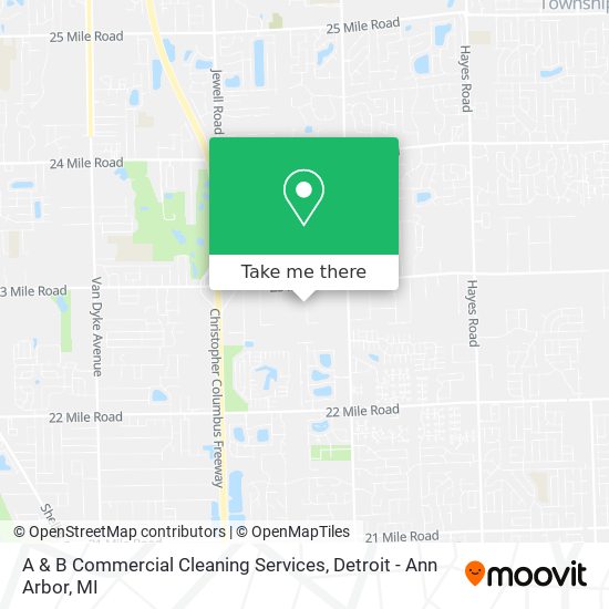 A & B Commercial Cleaning Services map