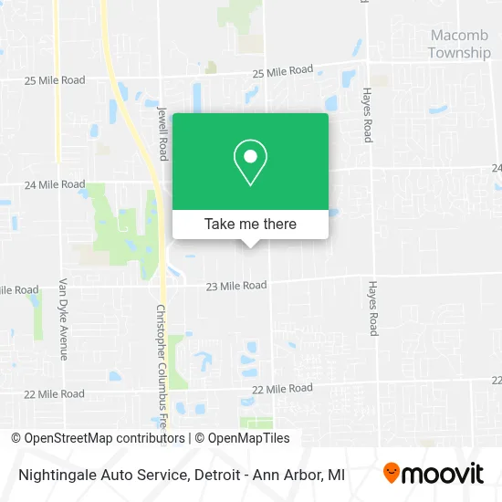Nightingale Auto Service map