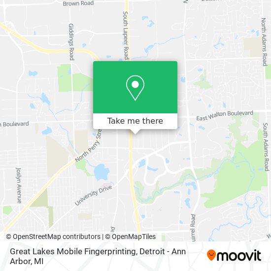 Great Lakes Mobile Fingerprinting map