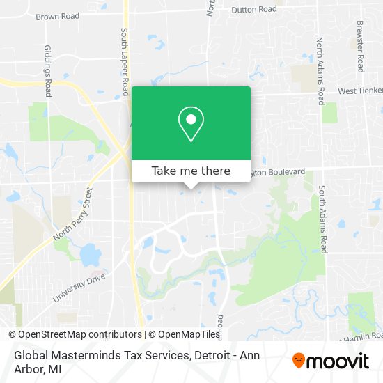 Mapa de Global Masterminds Tax Services