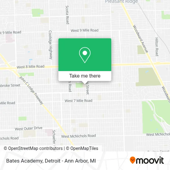 Bates Academy map