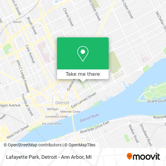 Mapa de Lafayette Park