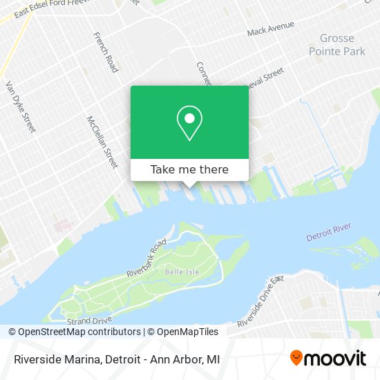 Riverside Marina map