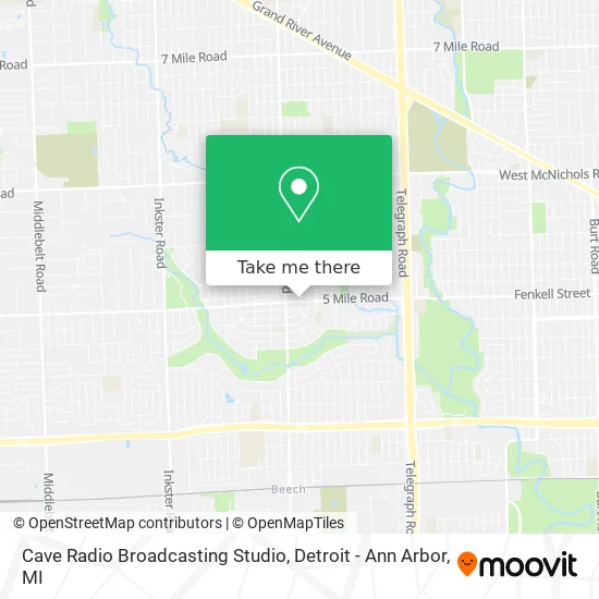 Cave Radio Broadcasting Studio map