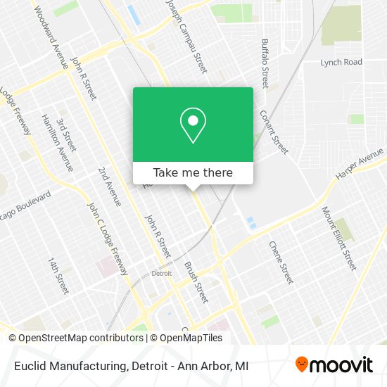 Mapa de Euclid Manufacturing