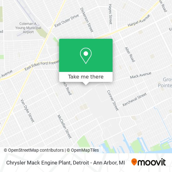 Mapa de Chrysler Mack Engine Plant