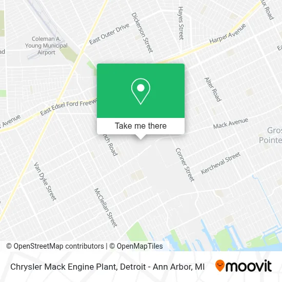Chrysler Mack Engine Plant map