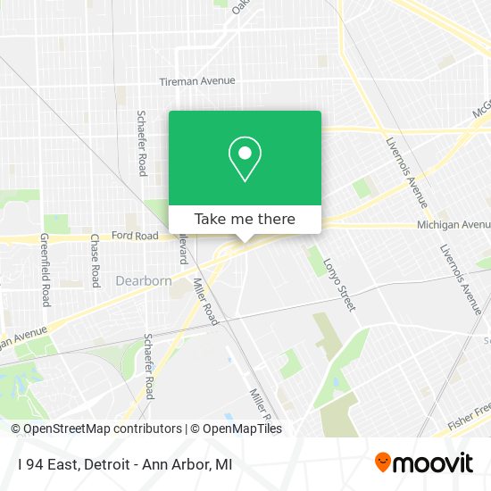 Mapa de I 94 East