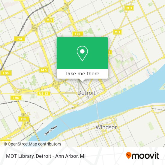 MOT Library map