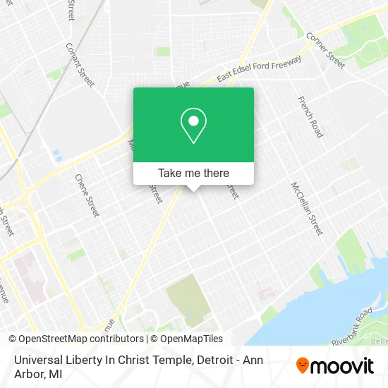 Universal Liberty In Christ Temple map