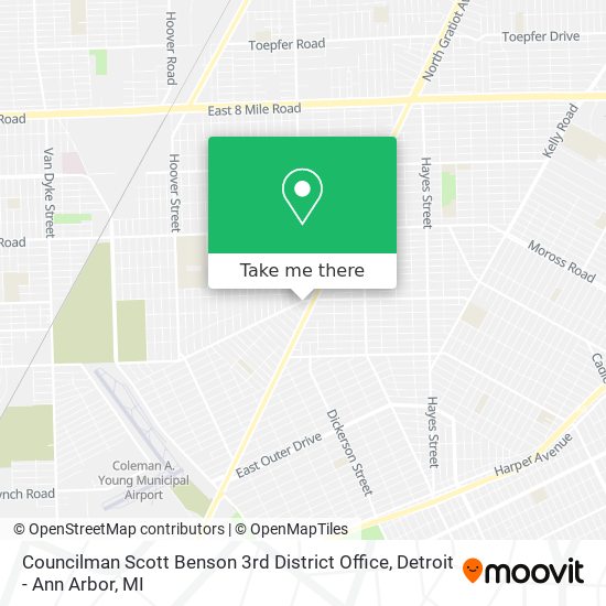 Councilman Scott Benson 3rd District Office map