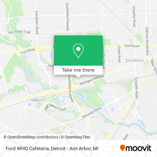 Mapa de Ford WHQ Cafeteria