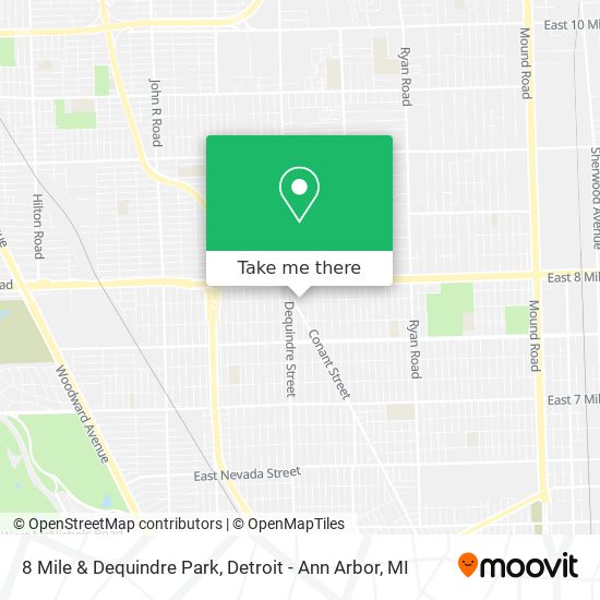 How to get to 8 Mile Dequindre Park in Detroit by Bus