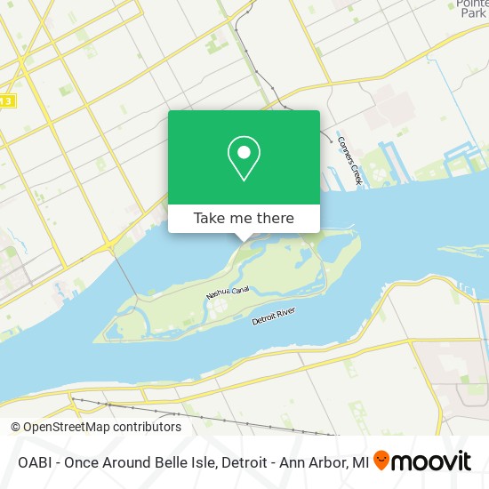 Mapa de OABI - Once Around Belle Isle