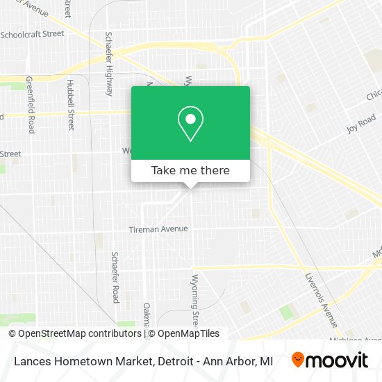 Lances Hometown Market map