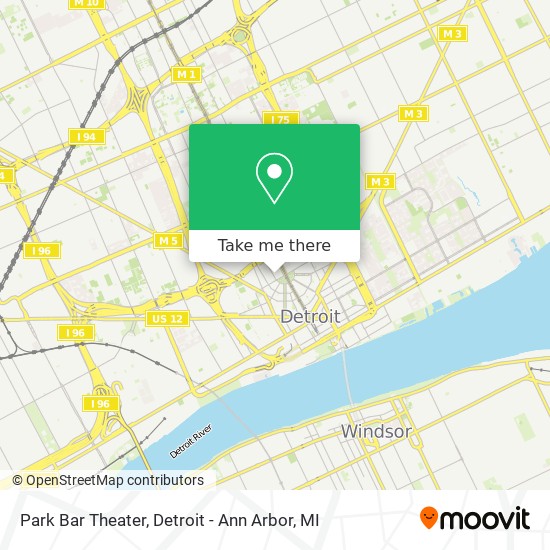 Mapa de Park Bar Theater