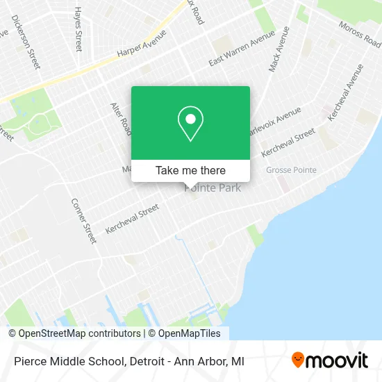 Pierce Middle School map