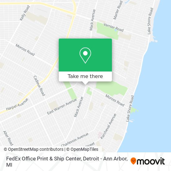Mapa de FedEx Office Print & Ship Center