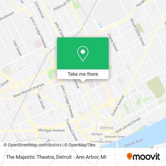 The Majestic Theatre map