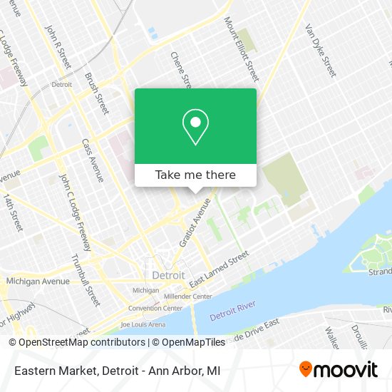 Eastern Market map