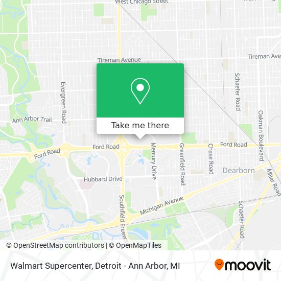 Walmart Supercenter map