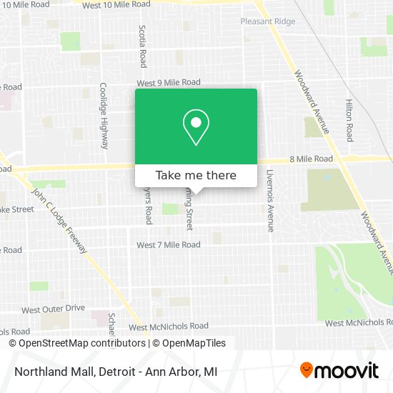 Northland Mall map