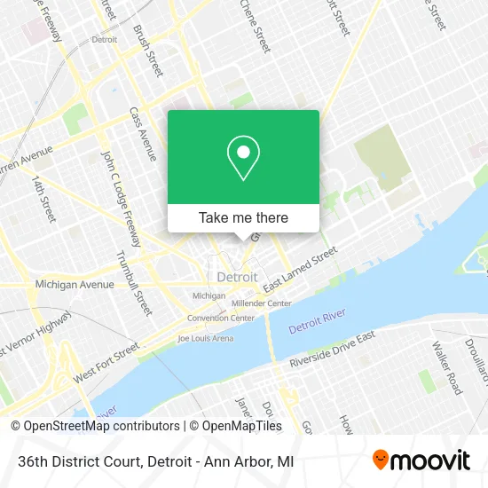 Mapa de 36th District Court