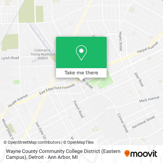 Wayne County Community College District (Eastern Campus) map