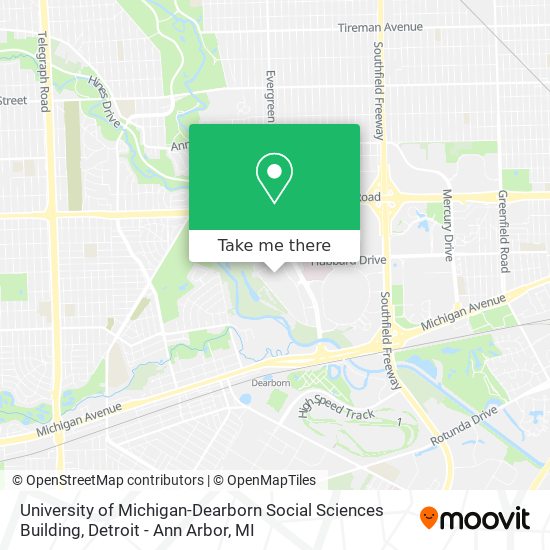 U Of M Dearborn Campus Map How To Get To University Of Michigan-Dearborn Social Sciences Building In  Dearborn By Bus?