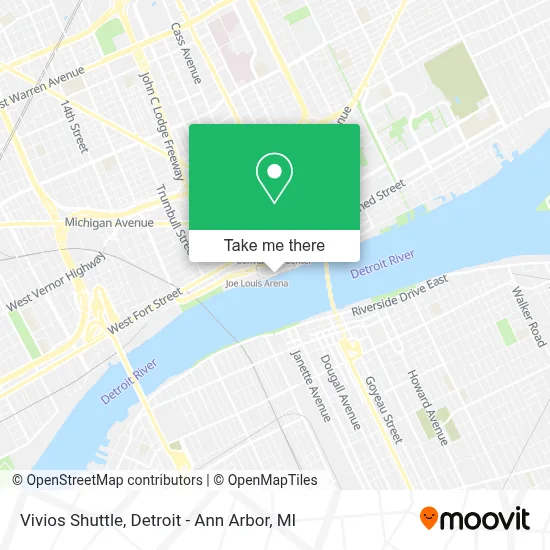 Vivios Shuttle map