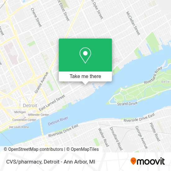 CVS/pharmacy map