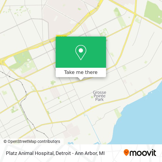 Platz Animal Hospital map