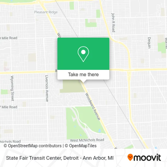 Mapa de State Fair Transit Center