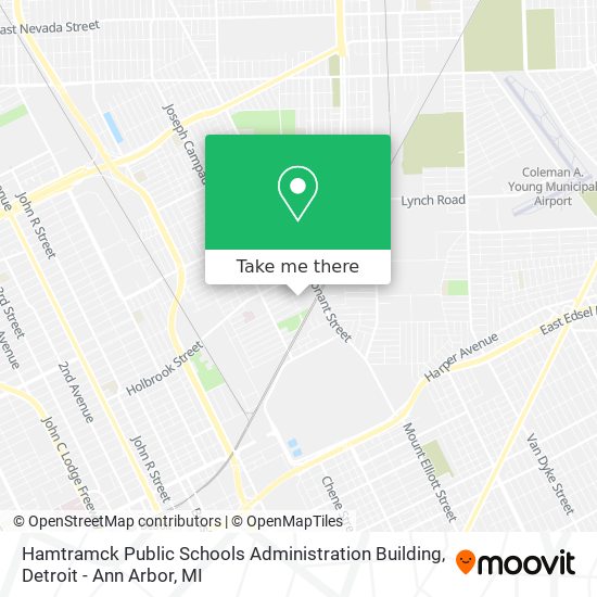 Mapa de Hamtramck Public Schools Administration Building
