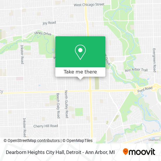 Dearborn Heights City Hall map