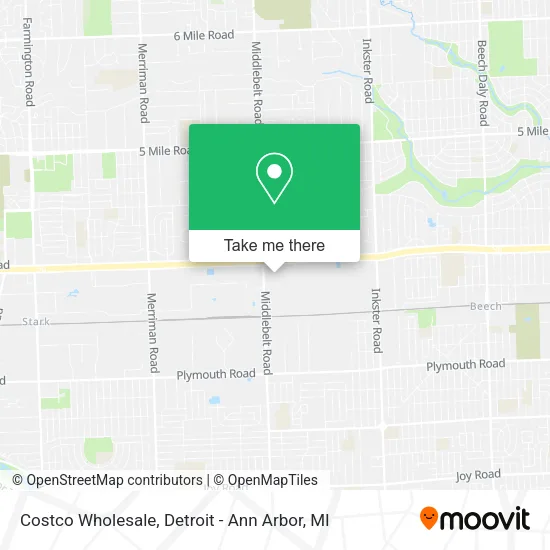 Costco Wholesale map