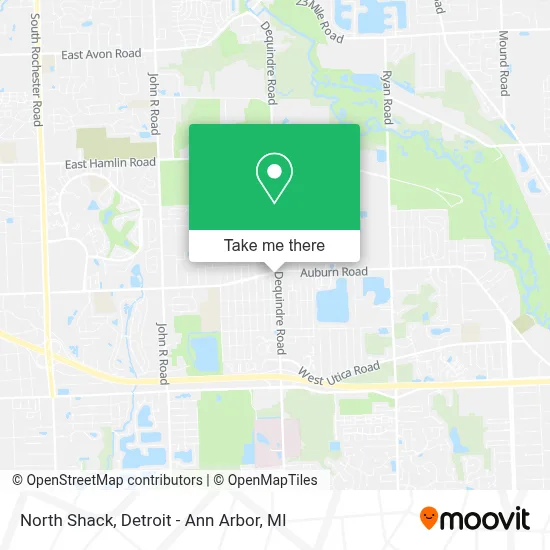 North Shack map