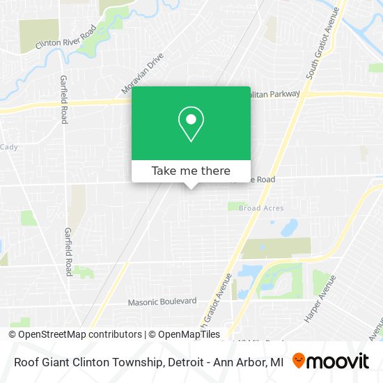 Roof Giant Clinton Township in Detroit 