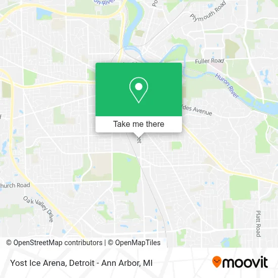 Yost Ice Arena map
